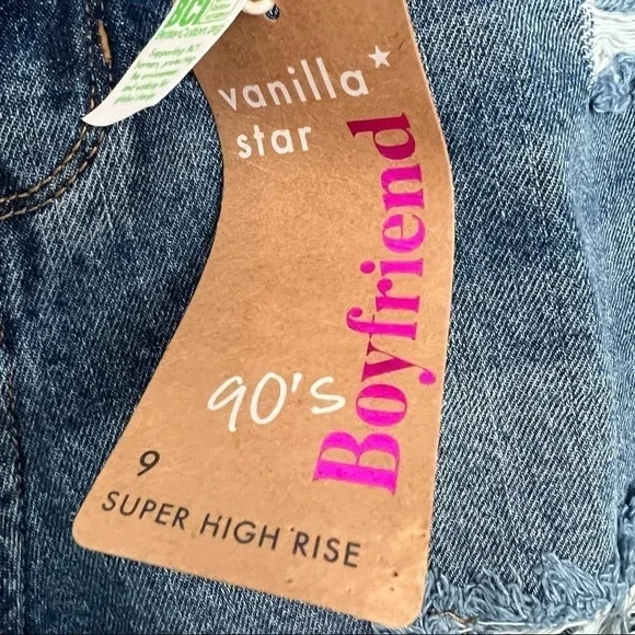 VANILLA STAR 90’s Boyfriend Super High Rise Jeans - Picture 10 of 10